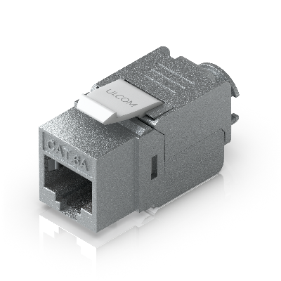 Cat6A Keystone Jack, Pacote com 12