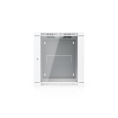 12U Rack Cabinet, Swing, Glass Door